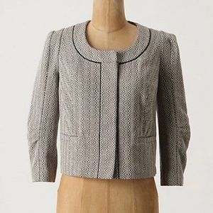 Anthropologie Coquille Eyes For You Blazer Jacket